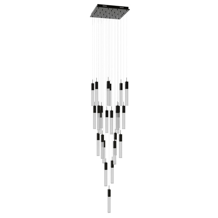 The Original Glacier Sputnik Chandelier in Dark Bronze/Snow Acrylic by Avenue Lighting