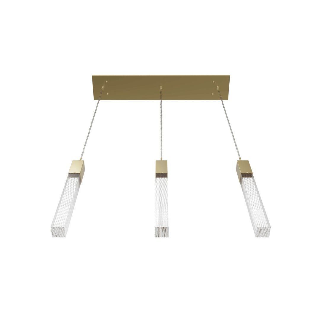 The Original Glacier Linear LED Chandelier by Avenue Lighting - view 5