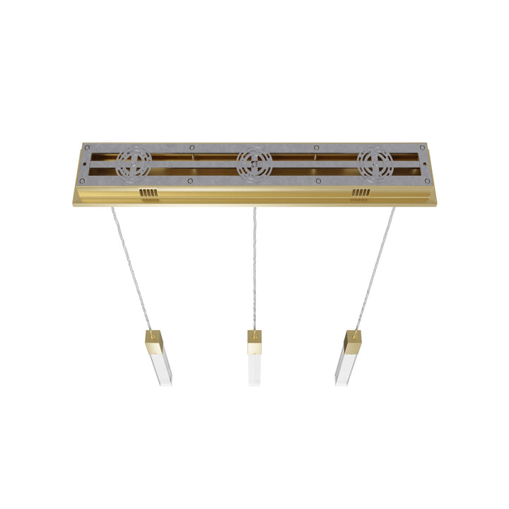 The Original Glacier Linear LED Chandelier by Avenue Lighting - view 6