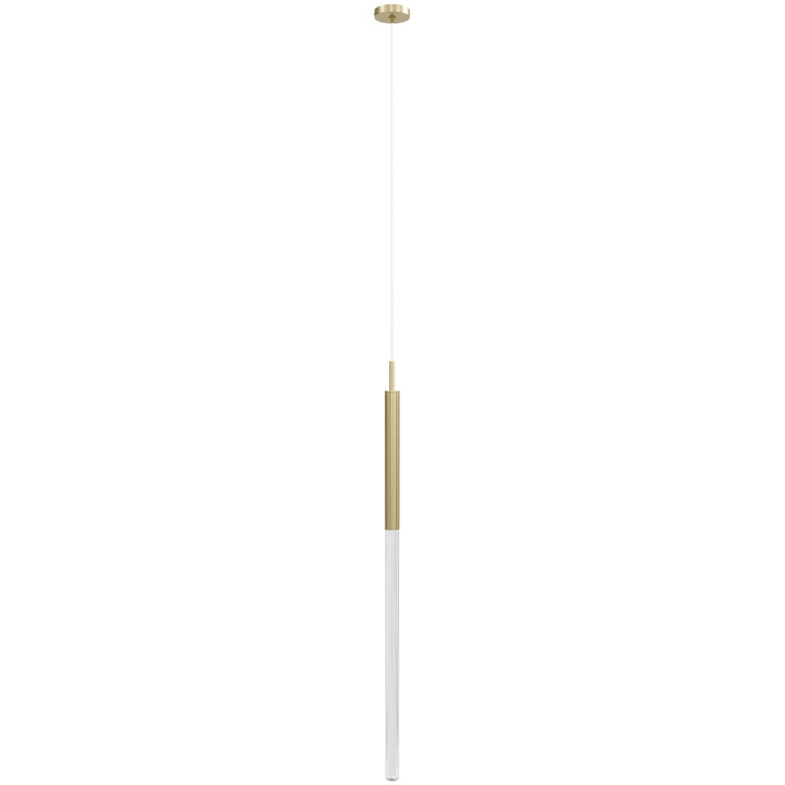 Main Street Pendant in Brushed Brass/Snow by Avenue Lighting