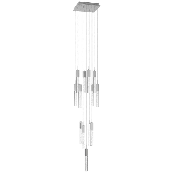 The Original Glacier Sputnik Chandelier in Polished Chrome/Bubbled Crystals by Avenue Lighting