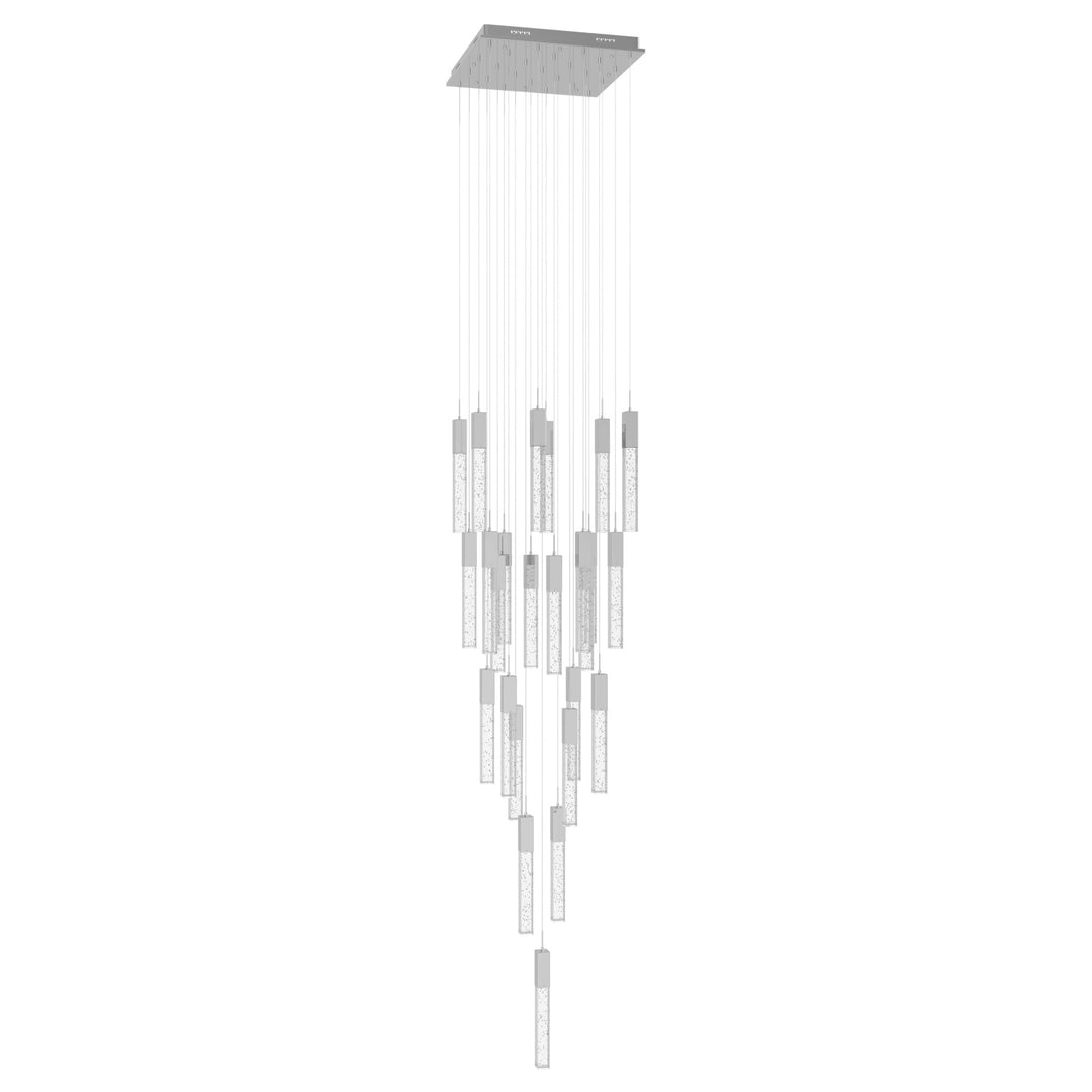 The Original Glacier Sputnik Chandelier in Polished Chrome/Bubbled Crystals by Avenue Lighting