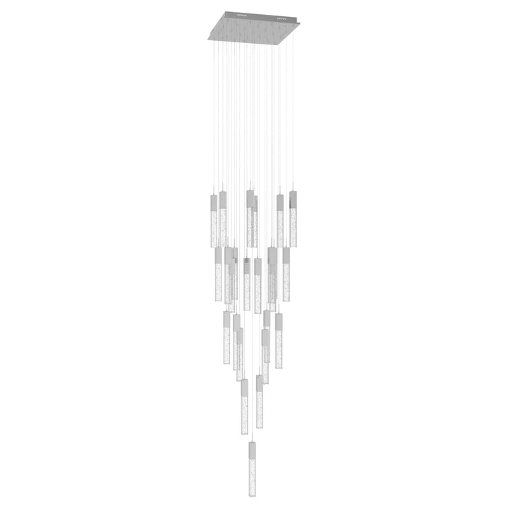 The Original Glacier Sputnik Chandelier in Polished Chrome/Bubbled Crystals by Avenue Lighting