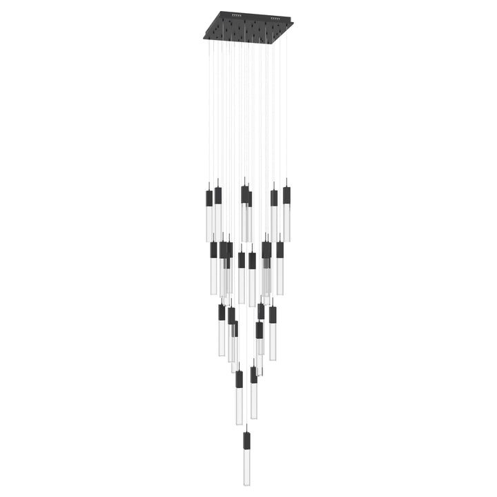 The Original Glacier Sputnik Chandelier in Black/Clear Crystals by Avenue Lighting