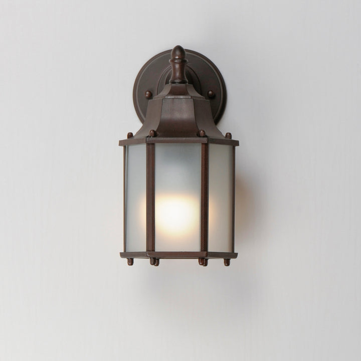 Builder Cast LED 1-Light Outdoor Wall Mount Empire Bronze alternate view