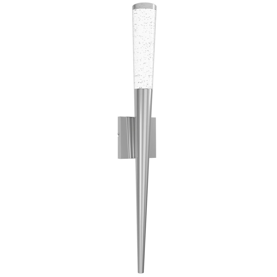 The Original Glacier Cone Shaped LED Wall Sconce in Chrome/Bubbled by Avenue Lighting