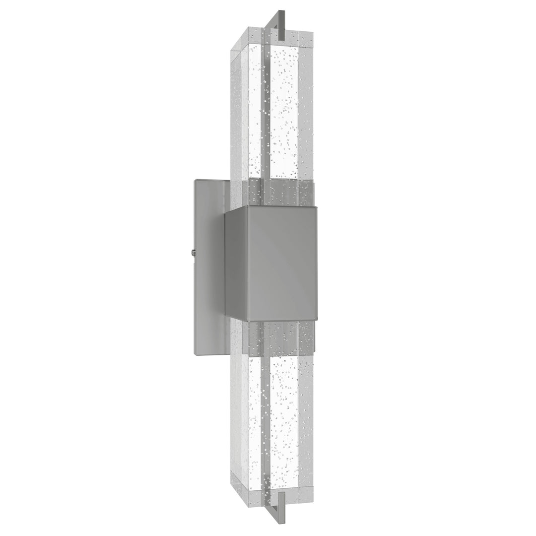 The Original Glacier LED Wall Sconce in Polished Nickel/Bubbled by Avenue Lighting
