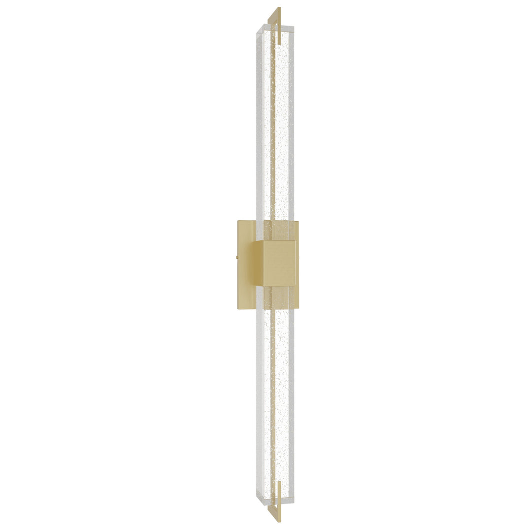 The Original Glacier LED Wall Sconce in Brushed Brass/Bubbled by Avenue Lighting