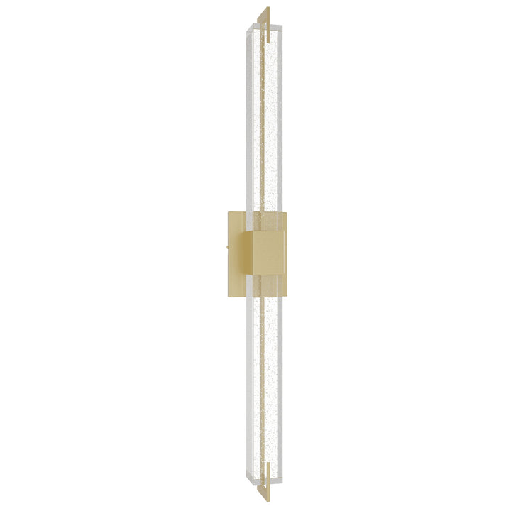 The Original Glacier LED Wall Sconce in Brushed Brass/Bubbled by Avenue Lighting