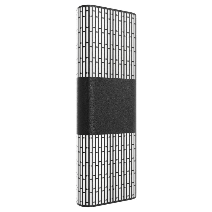 Avenue Outdoor LED Wall Sconce in Lattice Black Frame by Avenue Lighting