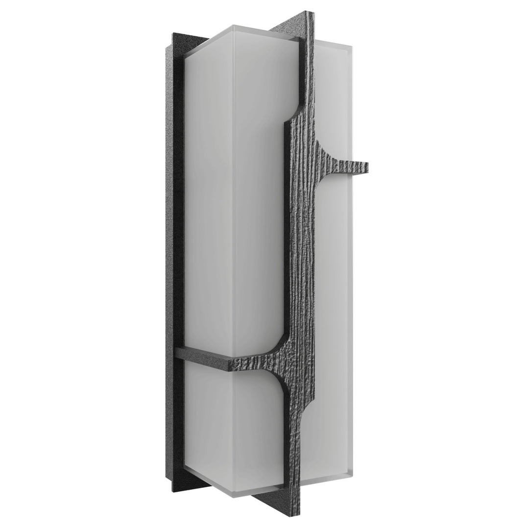 Avenue Outdoor Faux Wood Grain LED Wall Sconce, 18"H, by Avenue Lighting