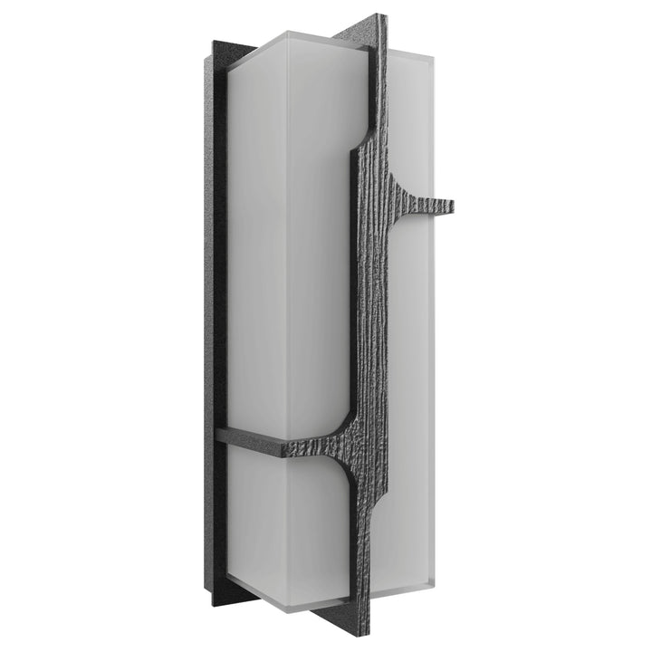 Avenue Outdoor Faux Wood Grain LED Wall Sconce, 18"H, by Avenue Lighting