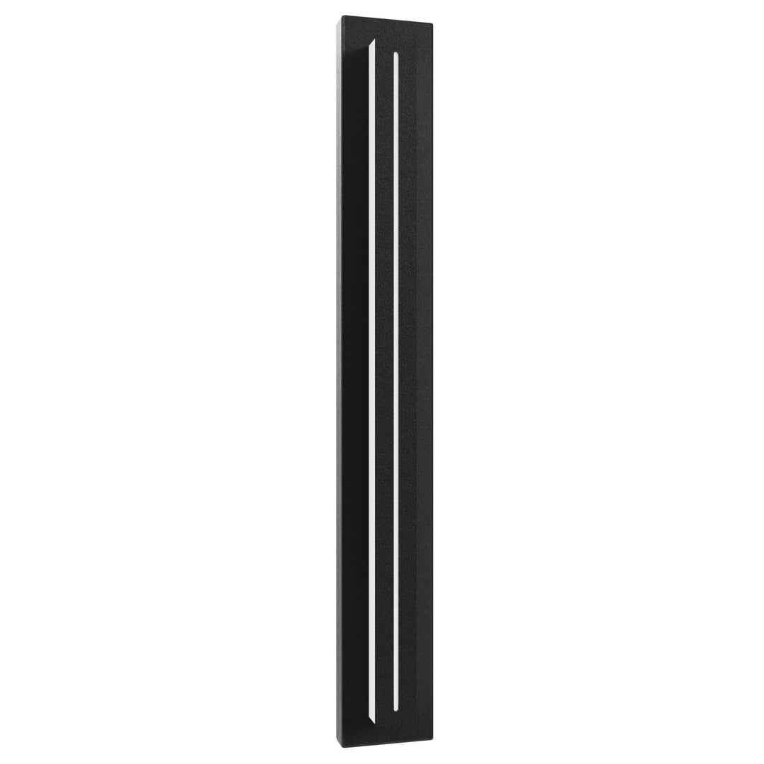 Avenue Outdoor Raised Panel LED Wall Sconce in Black by Avenue Lighting