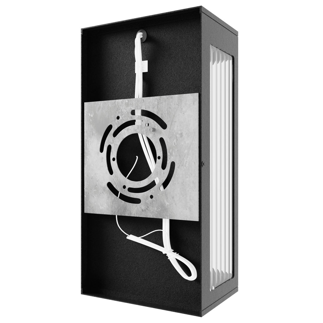 Avenue Outdoor 3000K LED Wall Sconce with Ribbed Glass by Avenue Lighting - view 7
