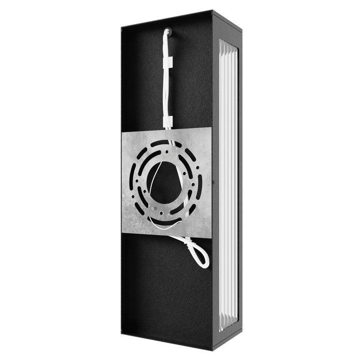 Avenue Outdoor 3000K LED Wall Sconce with Ribbed Glass by Avenue Lighting - view 23