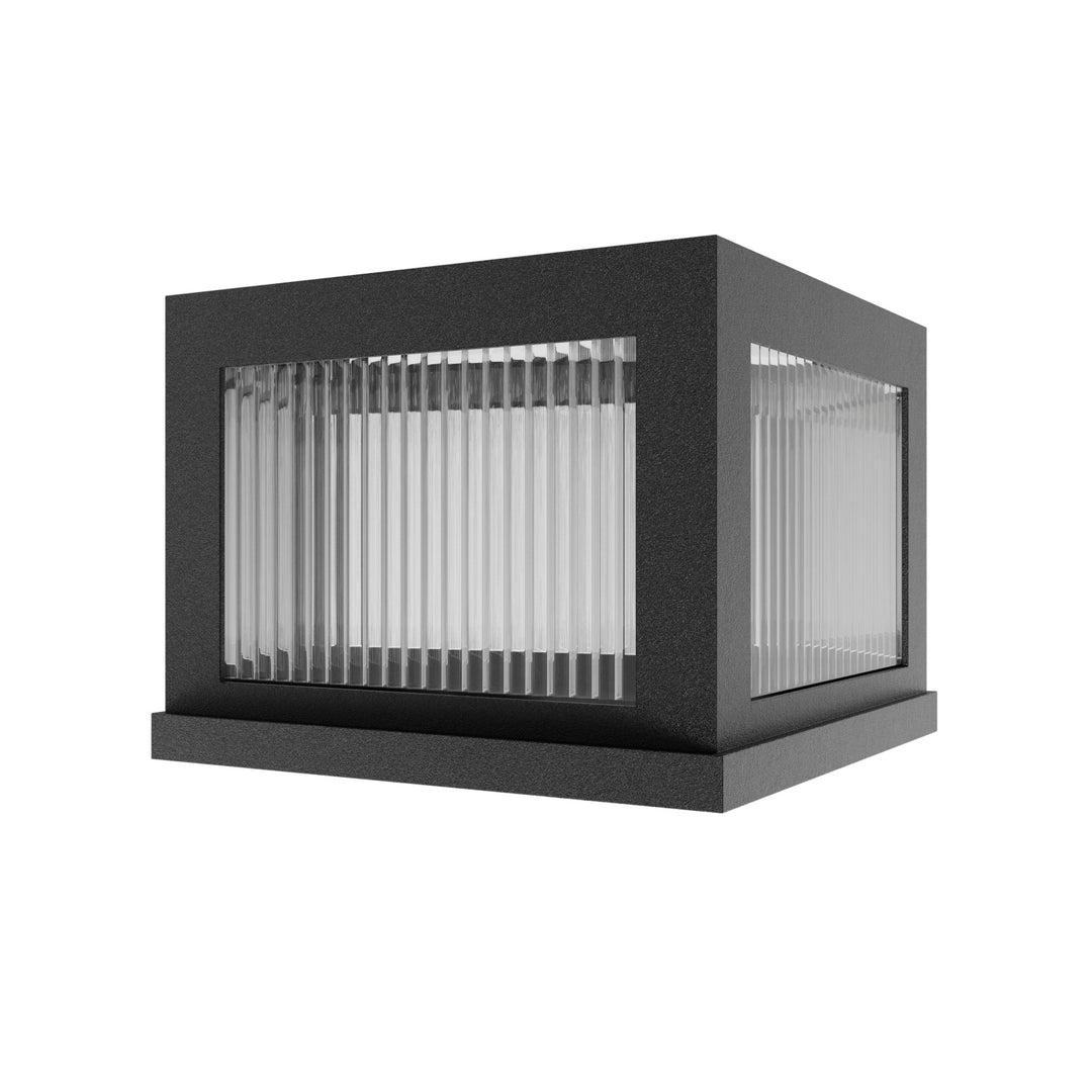 Avenue Outdoor 3000K LED Pillar Mount with Ribbed Glass by Avenue Lighting - view 3