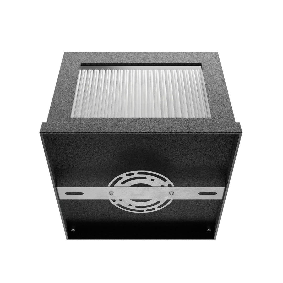 Avenue Outdoor 3000K LED Pillar Mount with Ribbed Glass by Avenue Lighting - view 7