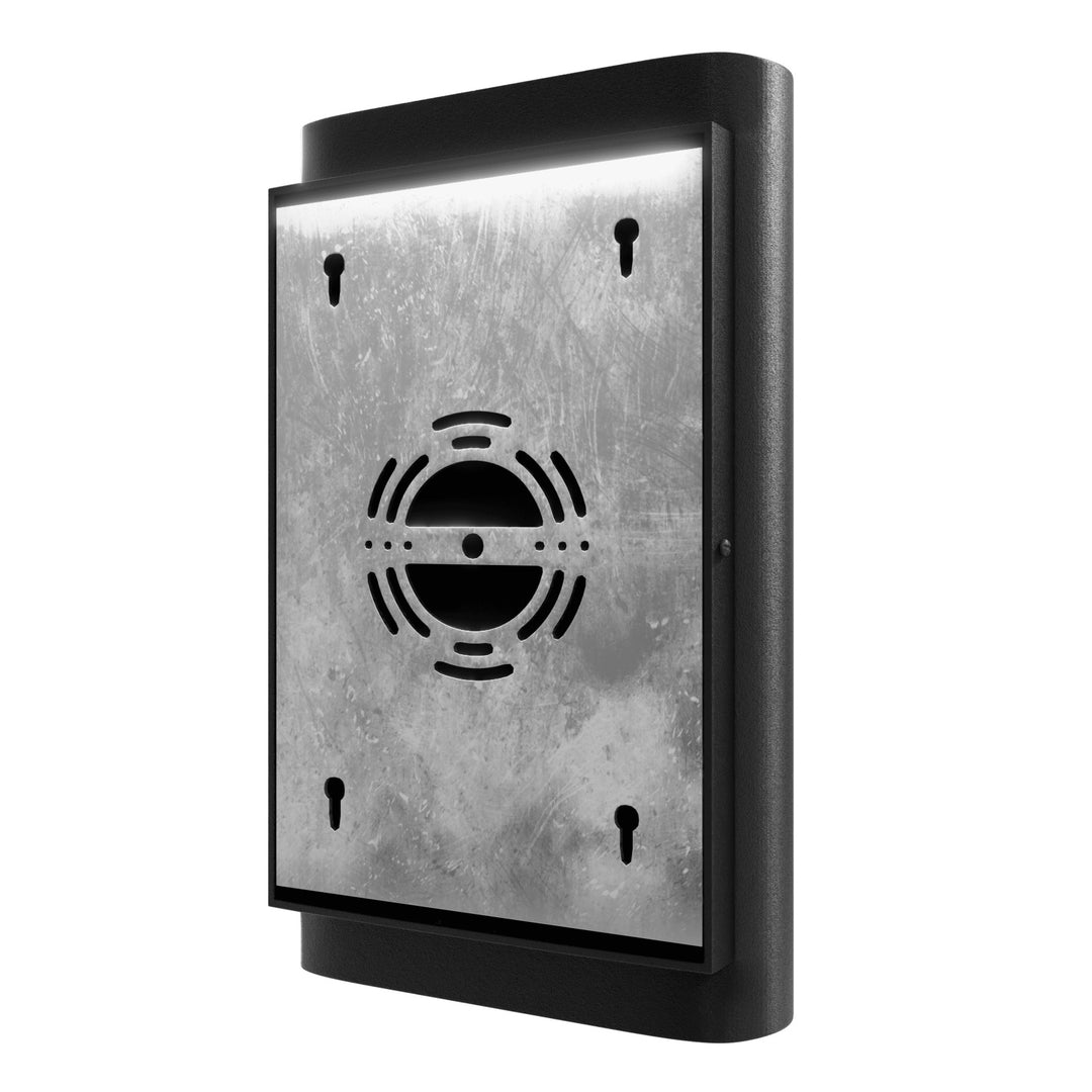 Avenue Outdoor Ripple Frame LED Wall Sconce by Avenue Lighting - view 3
