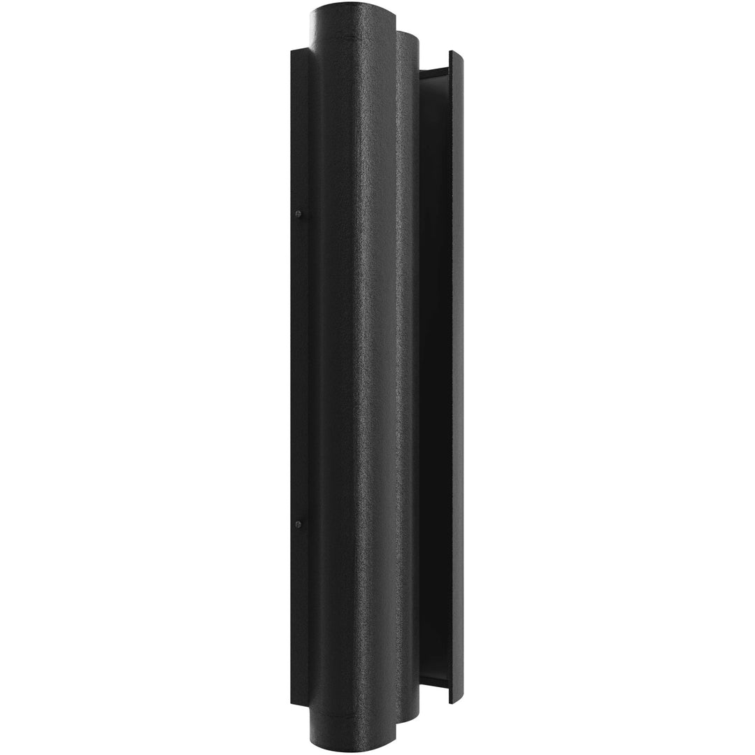 Avenue Outdoor Black Ripple Frame LED Wall Sconce by Avenue Lighting - view 2