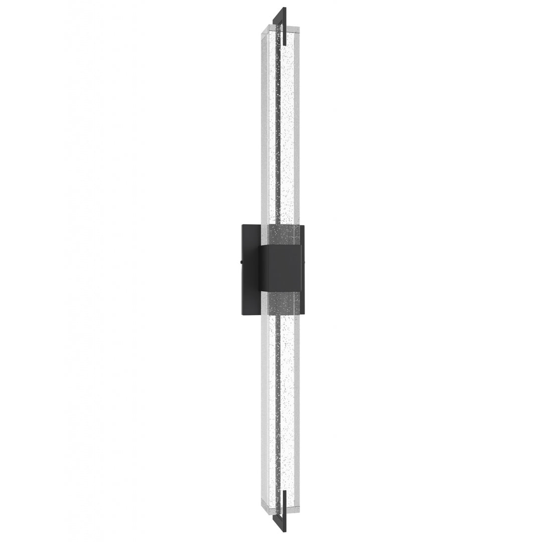 The Original Glacier LED Wall Sconce in Black/Bubbled by Avenue Lighting