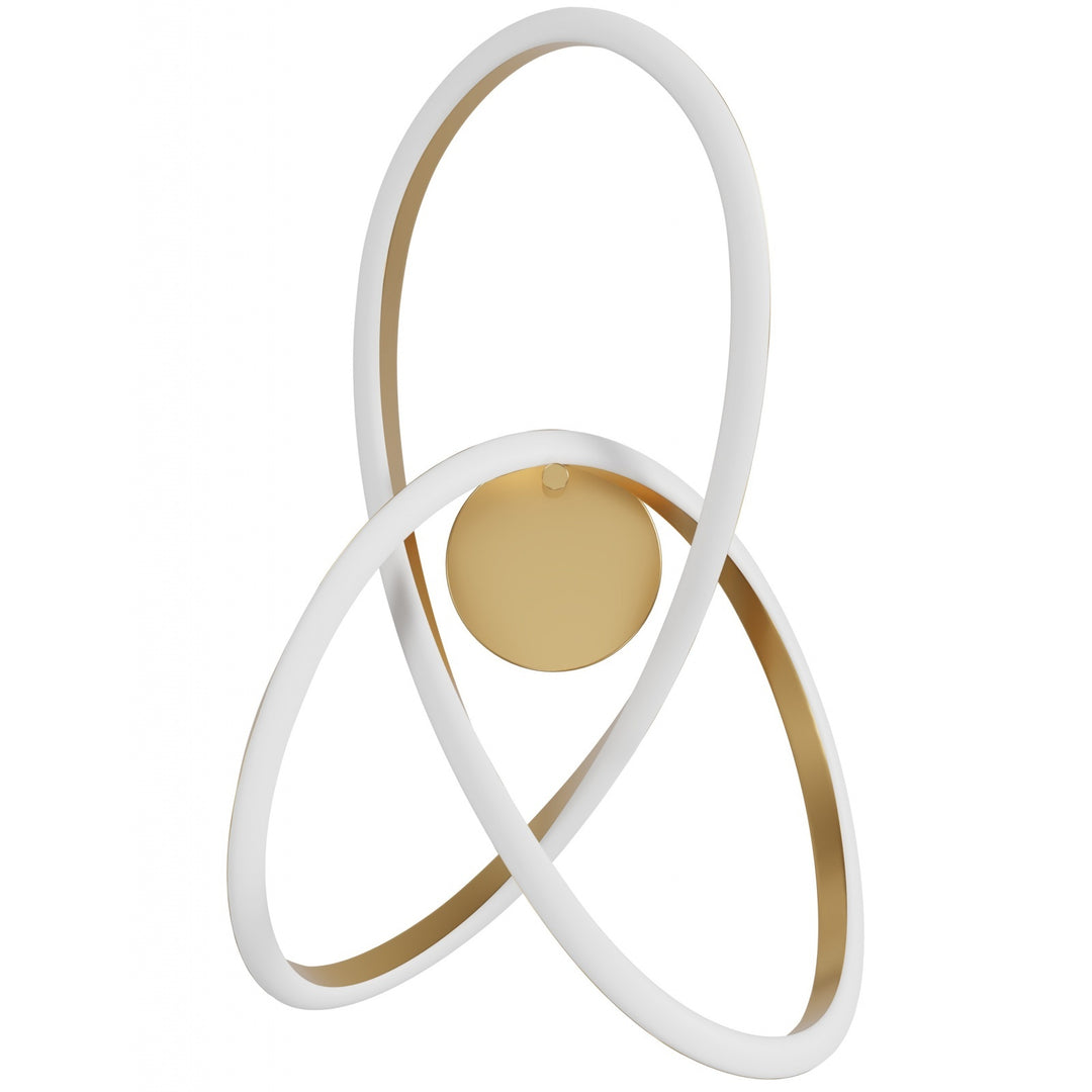Windsor Spiral Ring 5-CCT LED Wall Sconce in Golden Bronze by Avenue Lighting