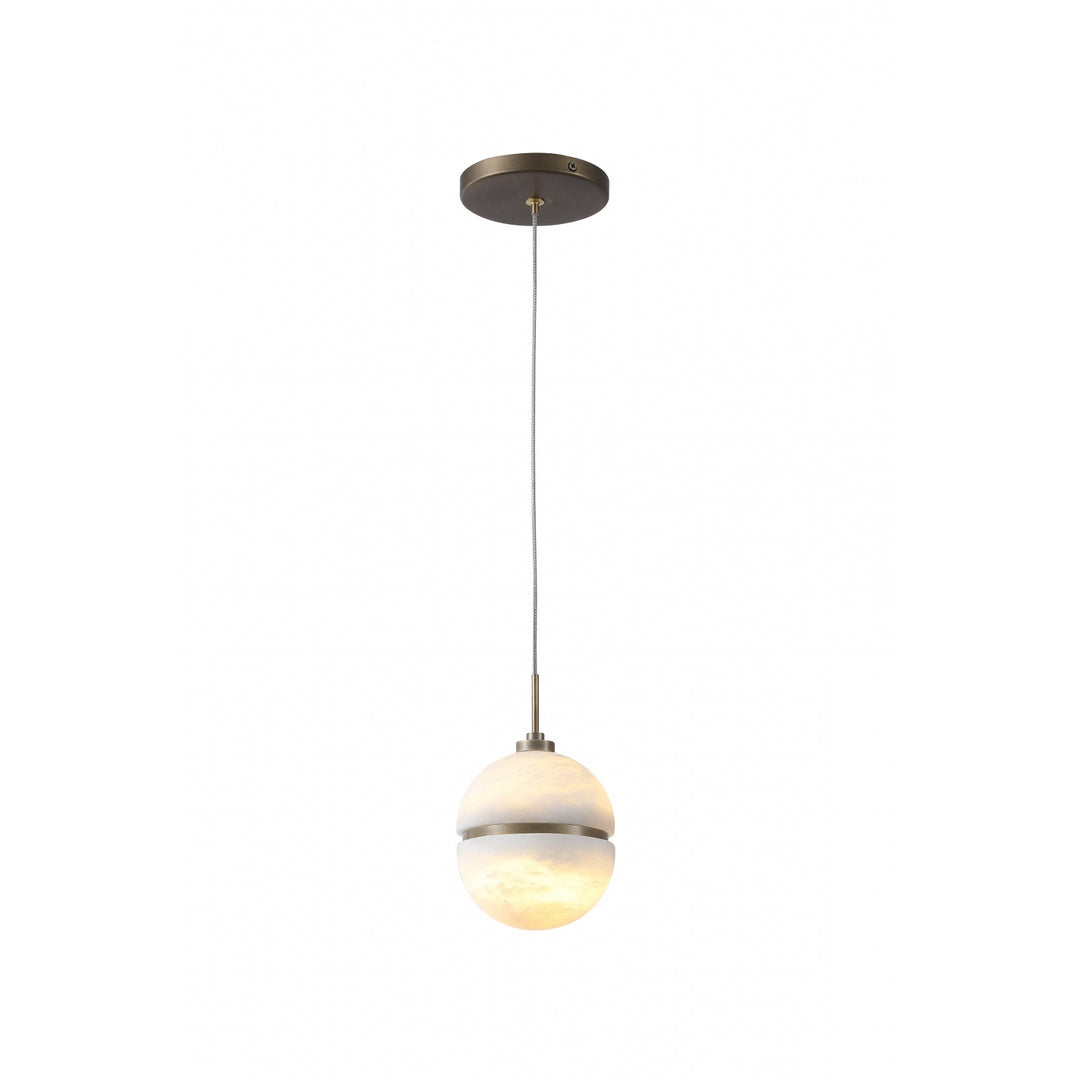 Sedona Round Alabaster Pendant by Avenue Lighting