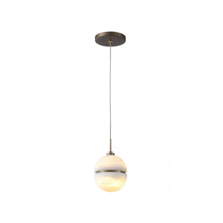 Sedona Round Alabaster Pendant by Avenue Lighting