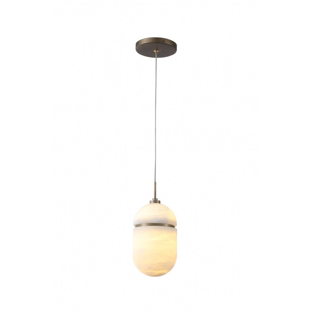 Sedona Oval Alabaster Pendant by Avenue Lighting