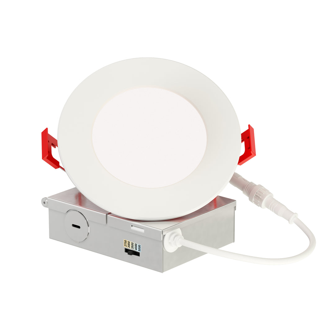 Fire Rated Slim Recessed Flat 5CCT White / White alternate view