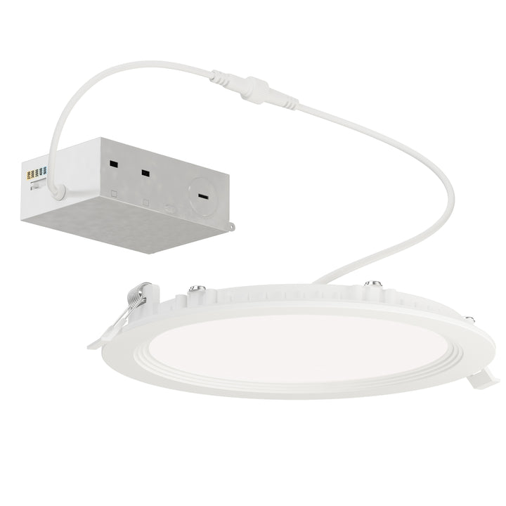 Slim Baffle Recessed 5CCT White / White