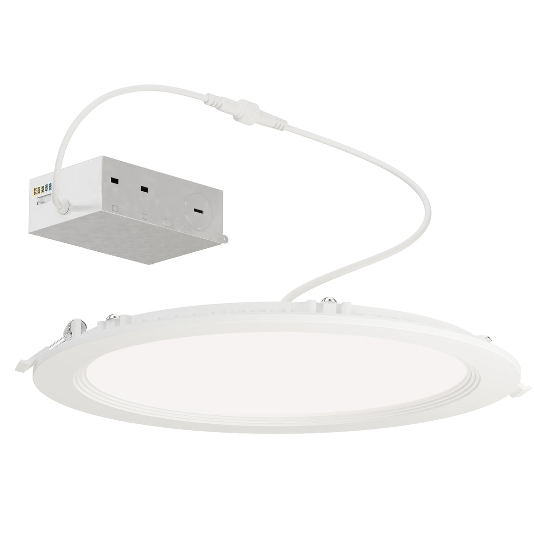 Slim Baffle Recessed 5CCT White / White