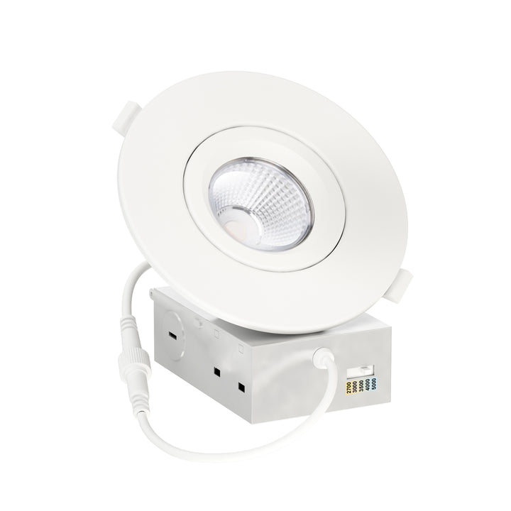 Slim Gimbal Recessed 5CCT White / White alternate view