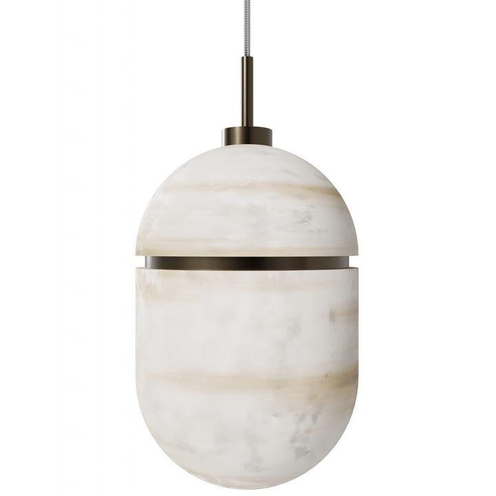 Sedona Oval Alabaster Pendant by Avenue Lighting - view 3