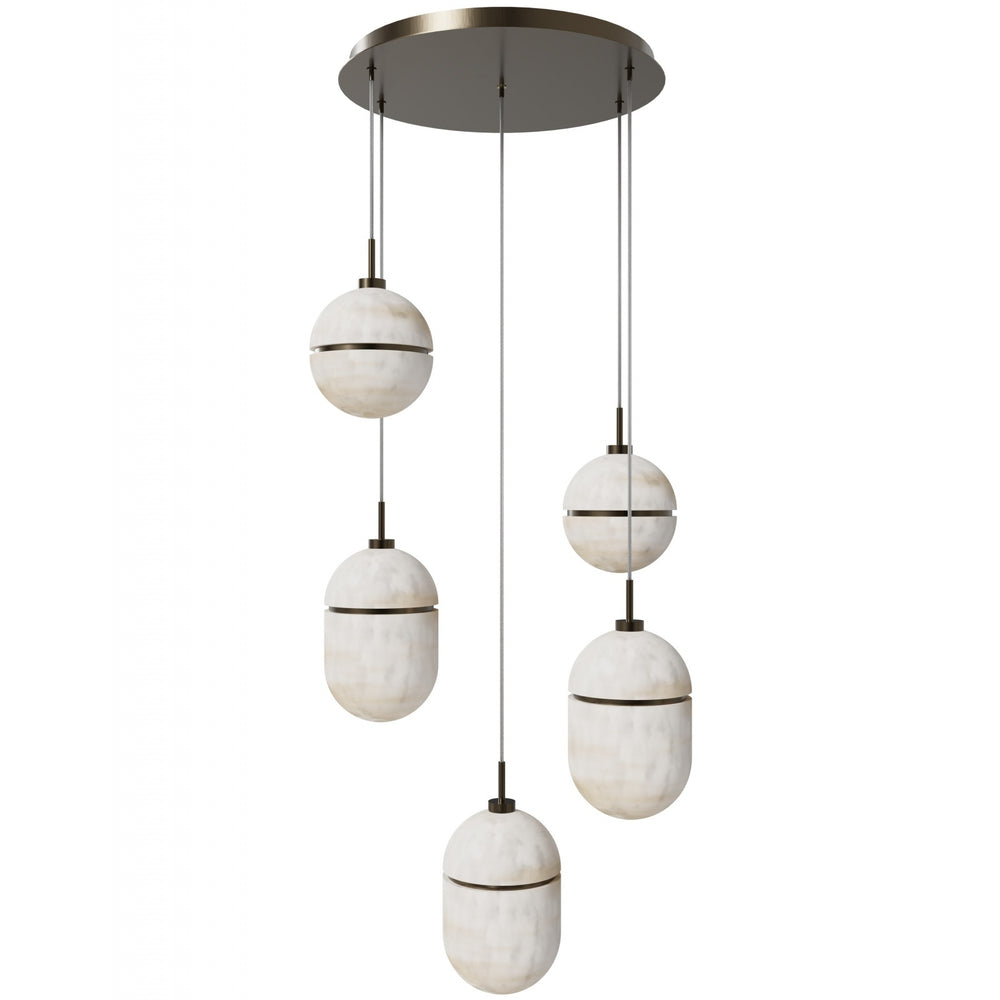 Sedona Alabaster Chandelier by Avenue Lighting - view 2