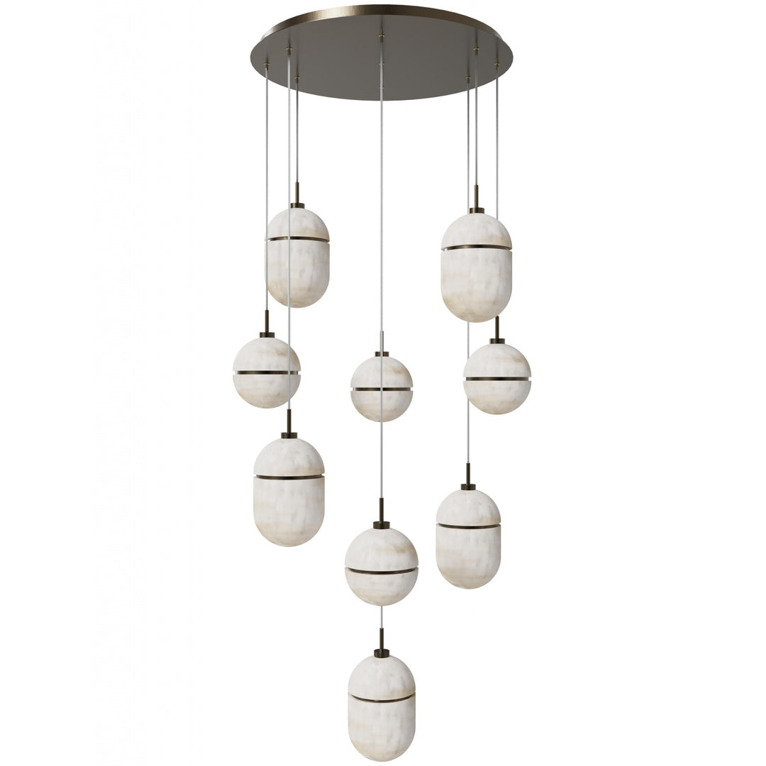 Sedona Alabaster Chandelier by Avenue Lighting - view 7