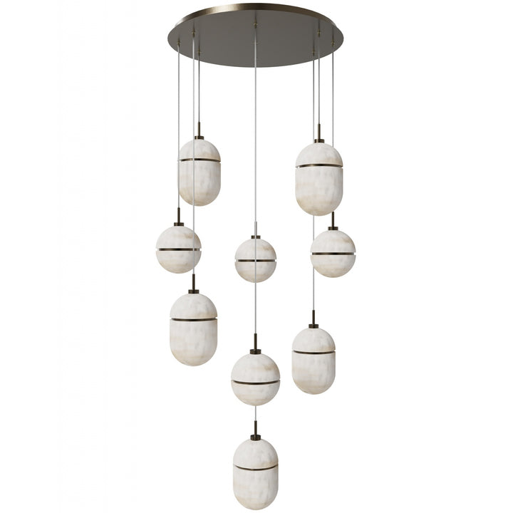Sedona Alabaster Chandelier by Avenue Lighting - view 7