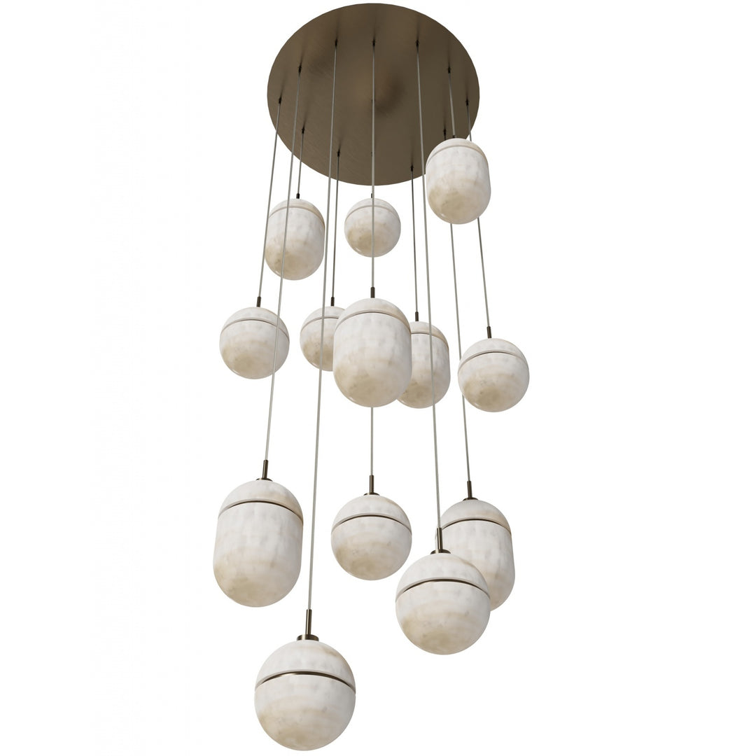 Sedona Alabaster Chandelier by Avenue Lighting - view 11