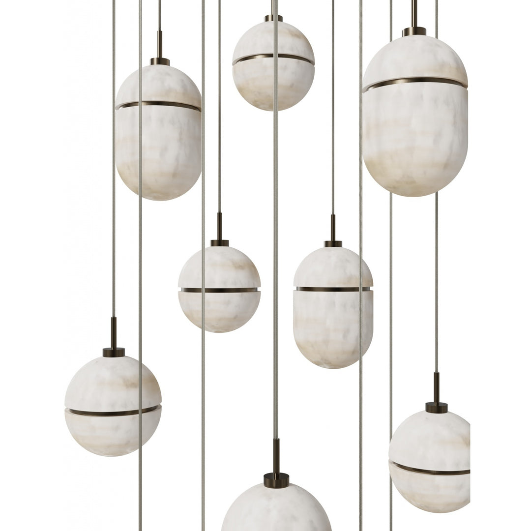 Sedona Alabaster Chandelier by Avenue Lighting - view 12