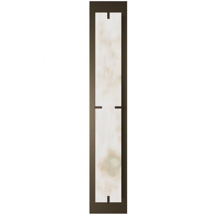 Sedona Alabaster 3-CCT LED Wall Sconce in Alabaster/Aged Brass by Avenue Lighting