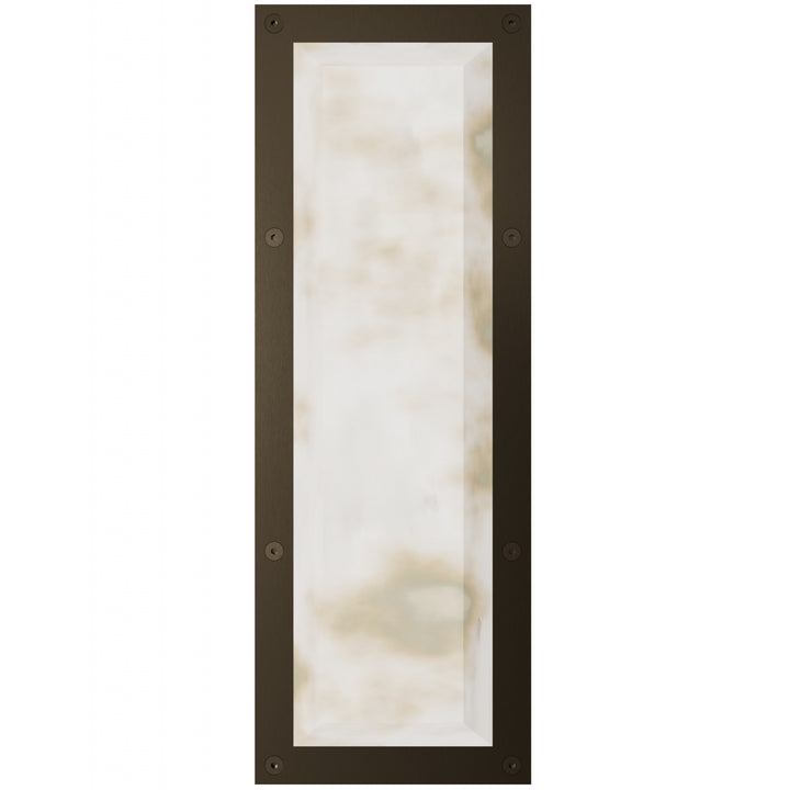 Sedona Alabaster 3-CCT LED Wall Sconce in Alabster/Aged Brass by Avenue Lighting