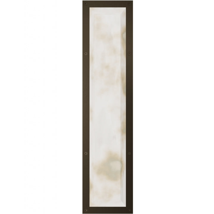 Sedona Alabaster 3-CCT LED Wall Sconce in Alabaster/Aged Brass by Avenue Lighting