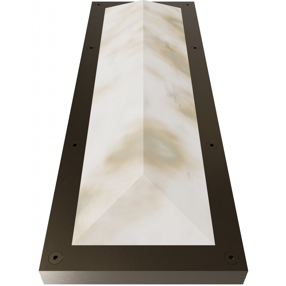 Sedona Alabaster 3-CCT LED Prism Wall Sconce by Avenue Lighting - view 2