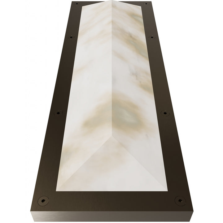 Sedona Alabaster 3-CCT LED Prism Wall Sconce by Avenue Lighting - view 2