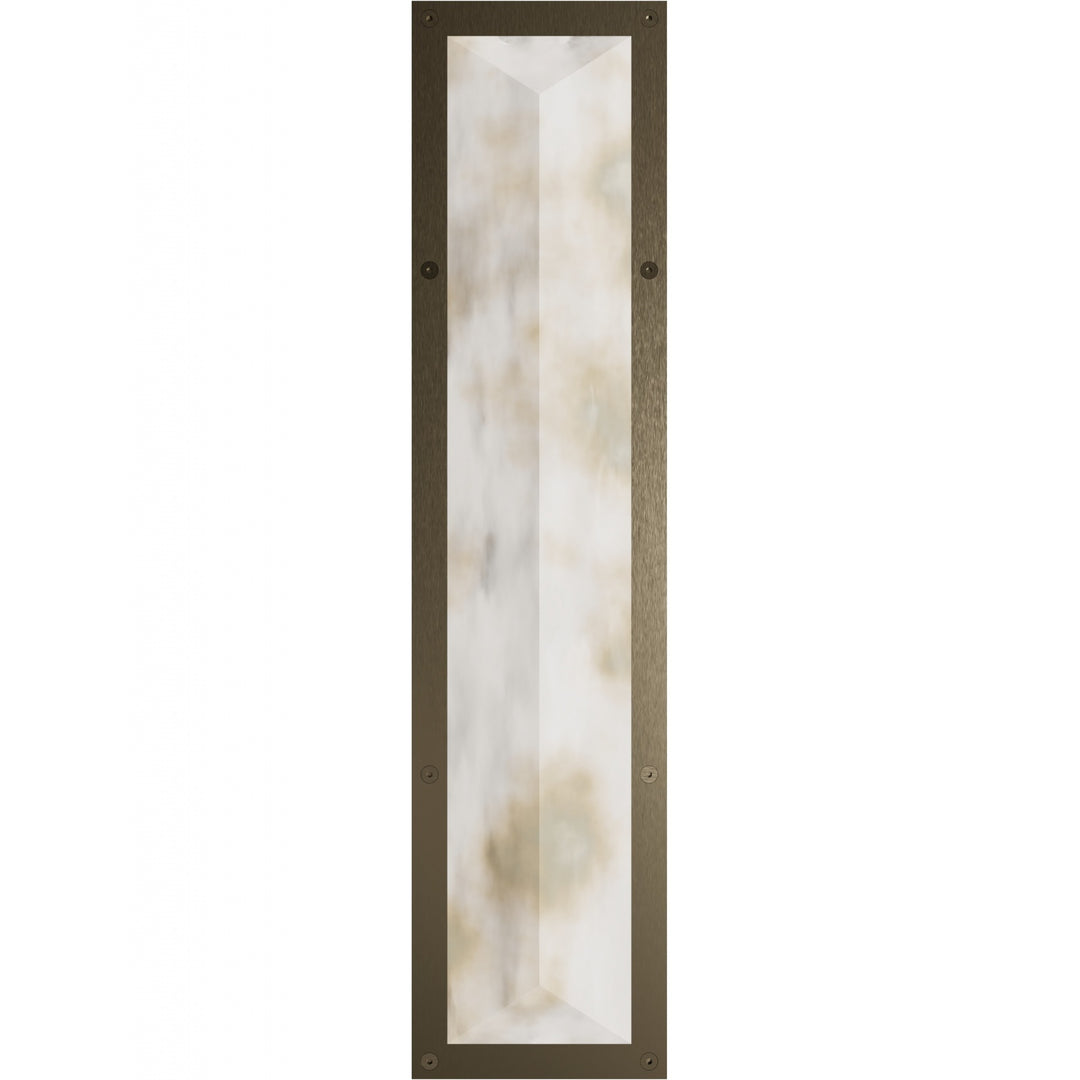 Sedona Alabaster 3-CCT LED Prism Wall Sconce, 30"H, by Avenue Lighting