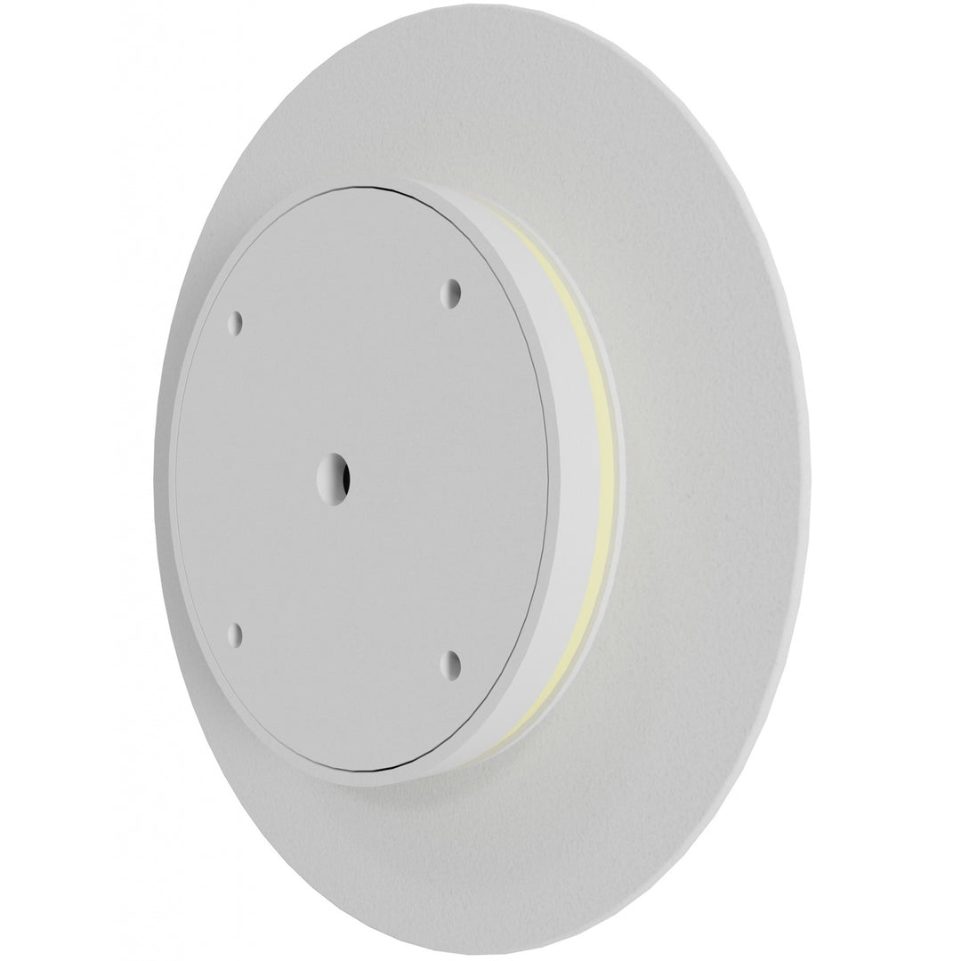 Parker 15"W LED Wall Sconce, Paintable White Plaster