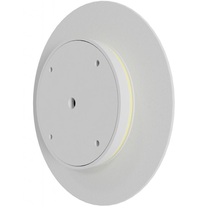 Parker 15"W LED Wall Sconce, Paintable White Plaster