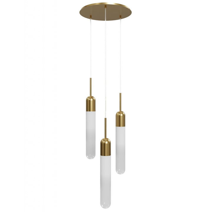 Tribeca LED Chandelier, 3-Light 12"W, by Avenue Lighting