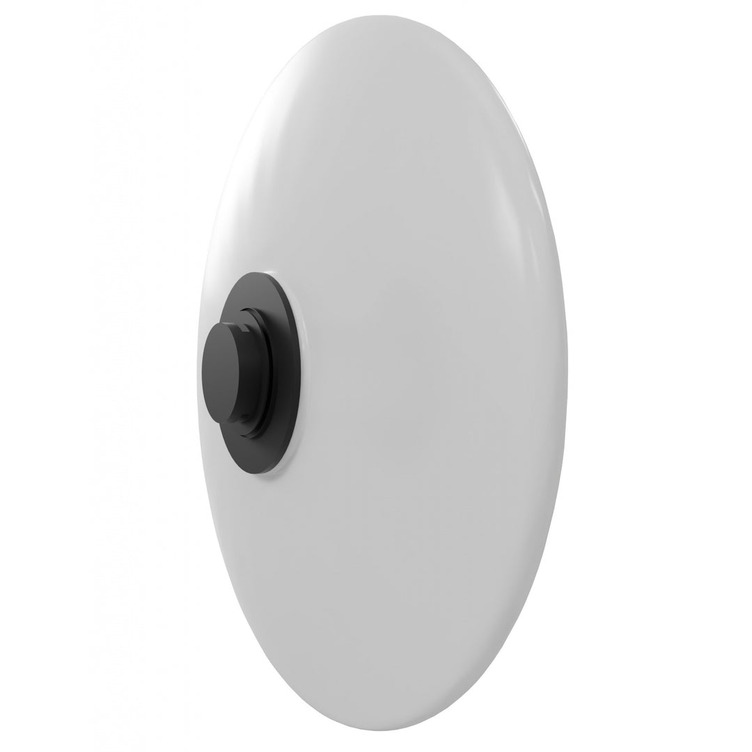 Fremont Disc Shape Shade Module for Fremont Belt Chandelier in Black/White Glass by Avenue Lighting