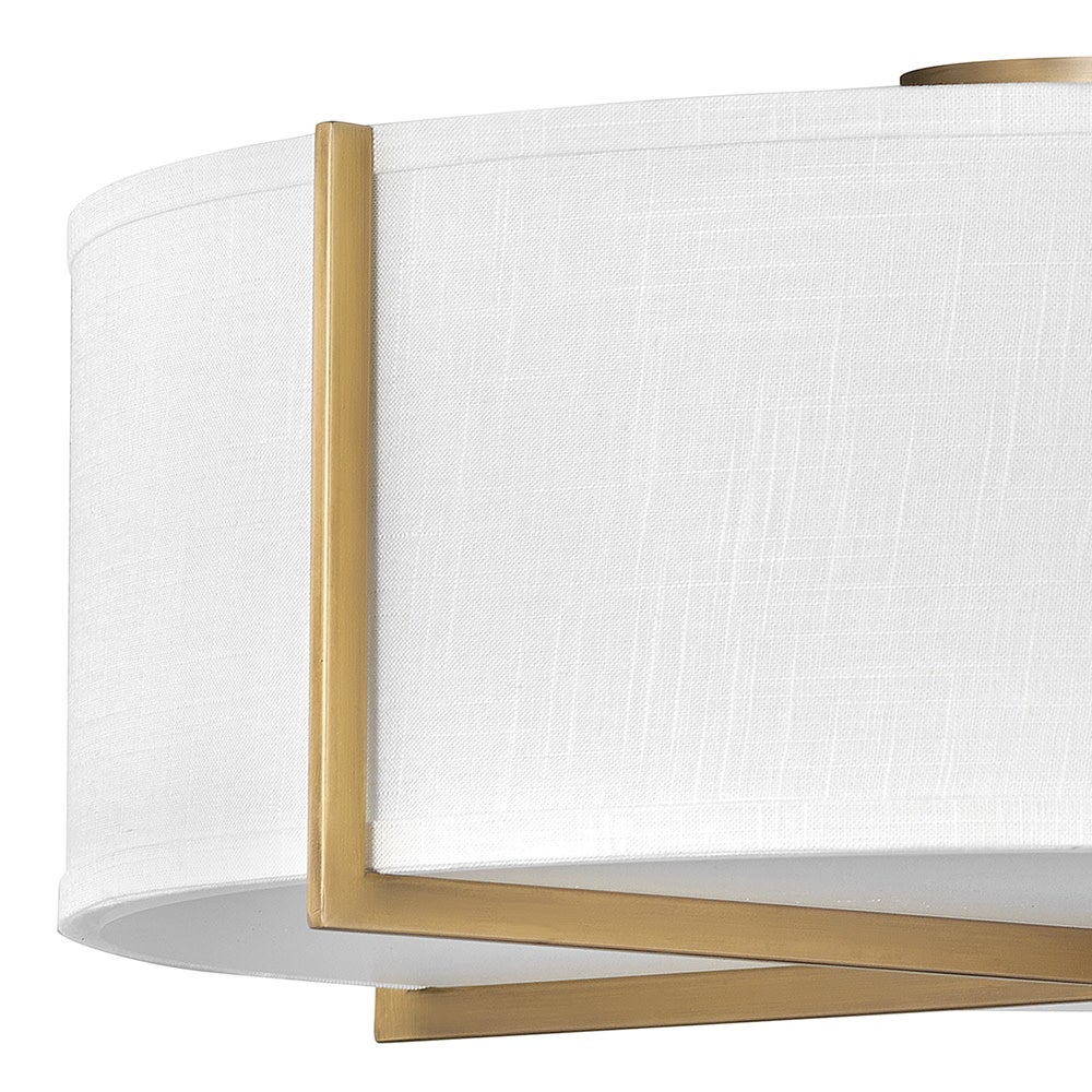 Axis Off White Semi-Flush Mount