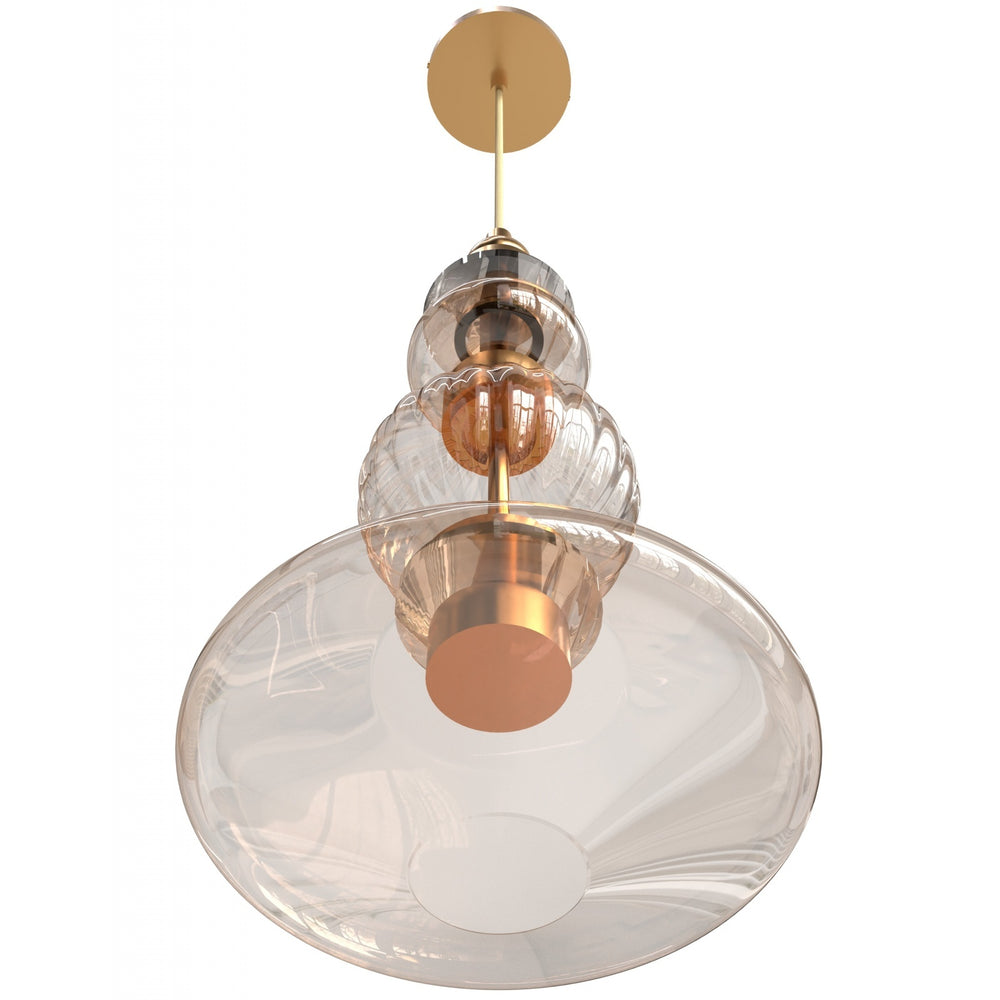 Avra Bottom Stacked LED Pendant by Avenue Lighting - view 2